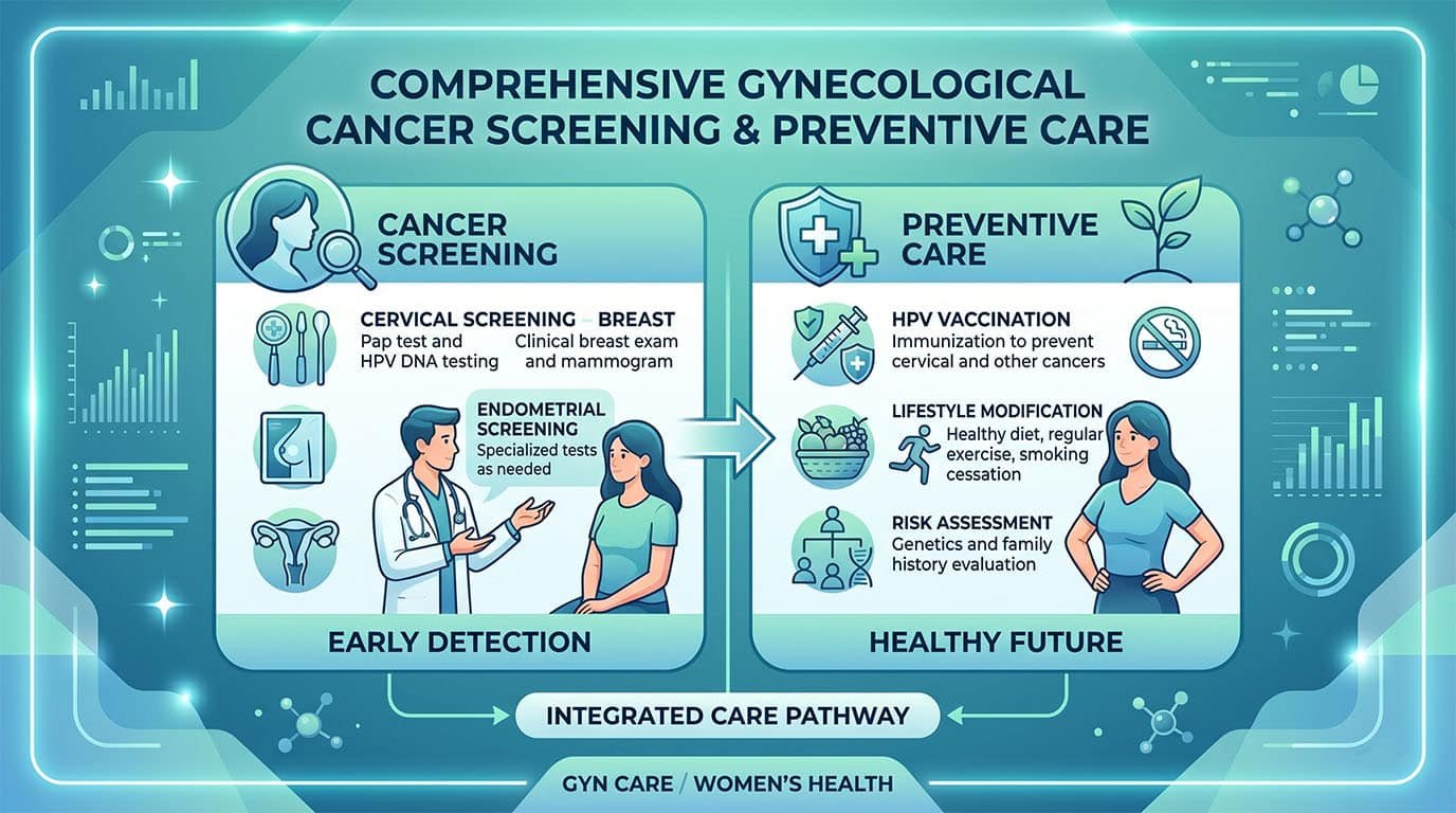 Comprehensive Gynecological Cancer Screening and Preventive Care
