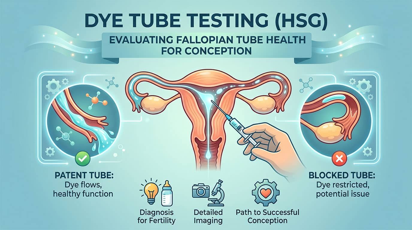 Dye Tube Testing (HSG): Evaluating Fallopian Tube Health for Conception