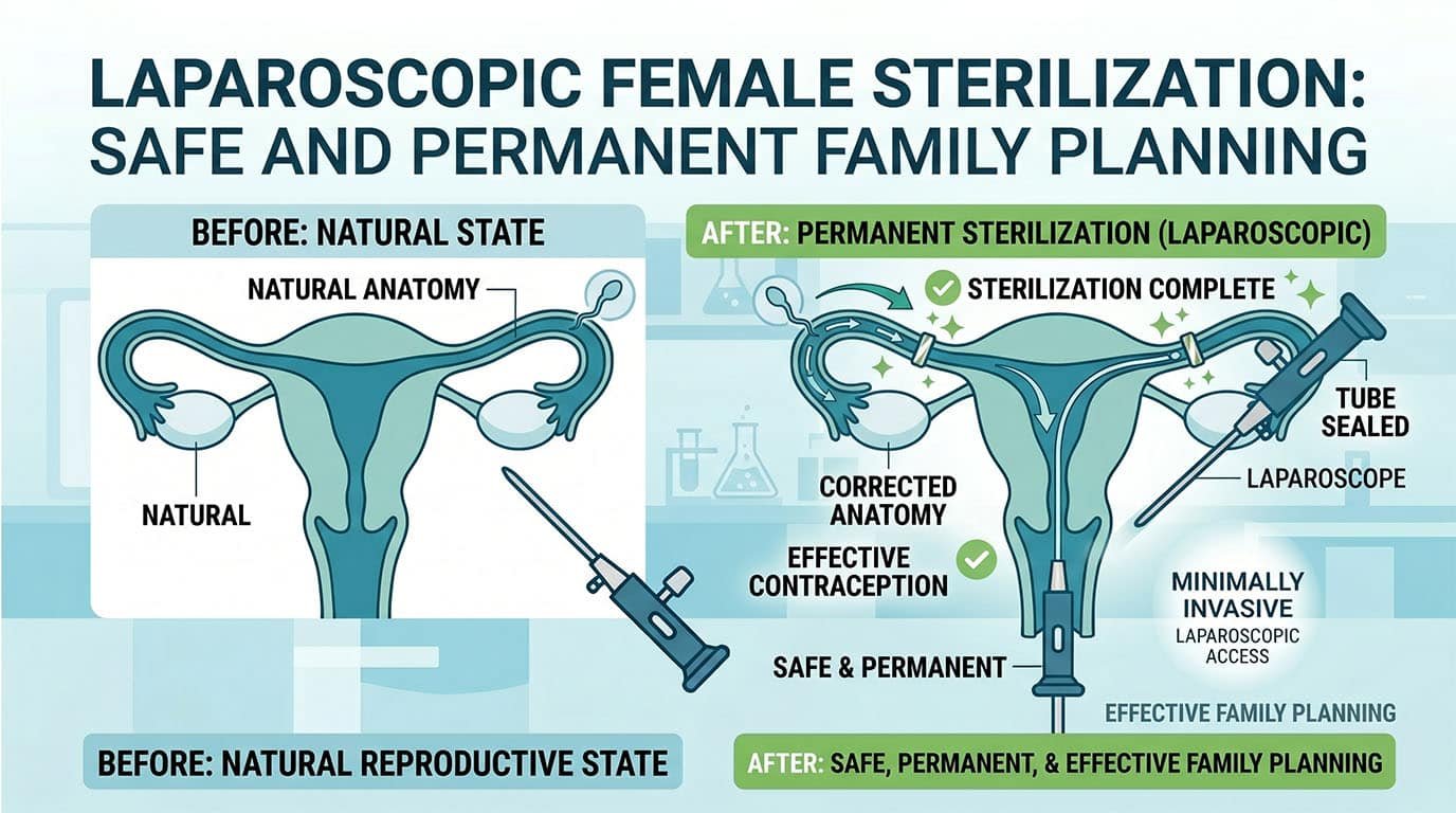 Laparoscopic Female Sterilization: Safe and Permanent Family Planning